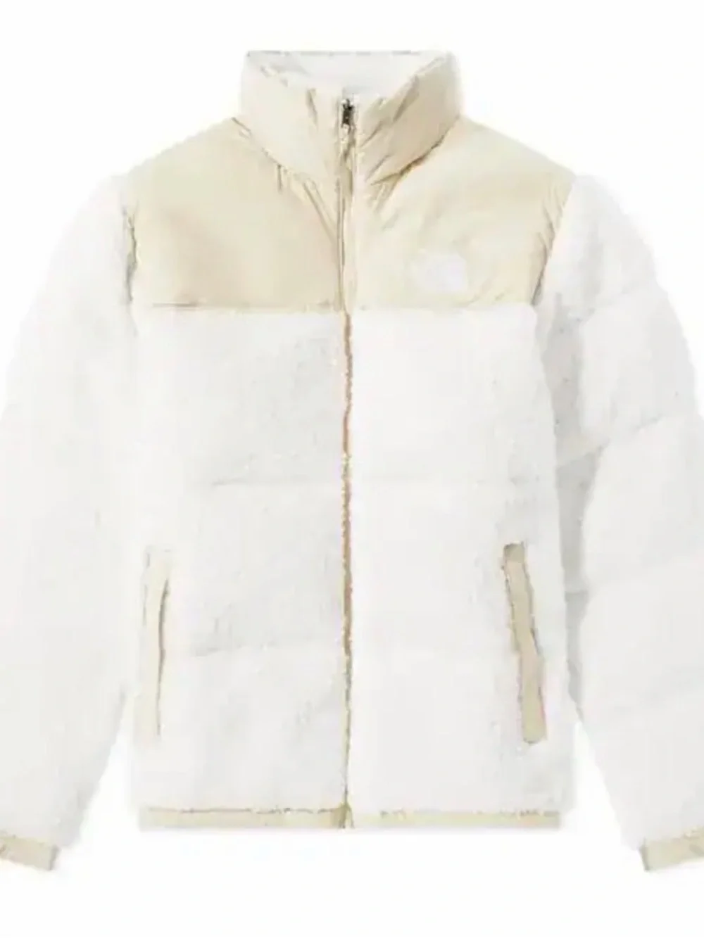 The North Face High Pile Nuptse Gardenia White/Gravel